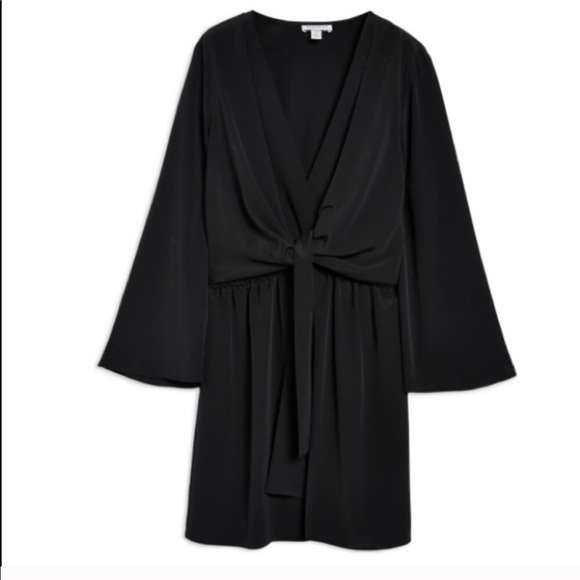 Topshop black mini dress - Picture 2 of 3